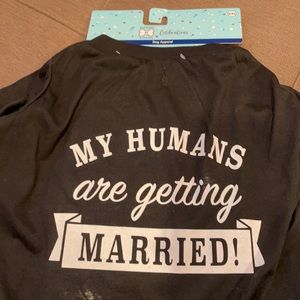 Dog shirt for wedding